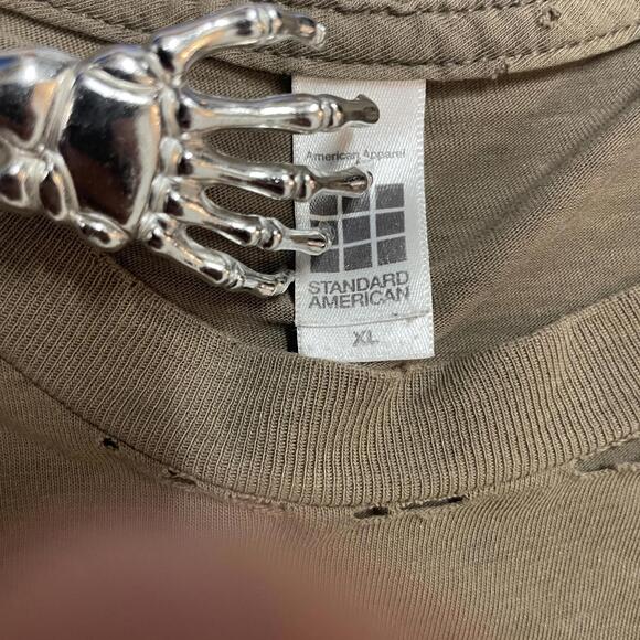 Vintage U2 Vertigo‎ Tour 2005 Brown American Apparel Band T Shirt XL - Picture 3 of 7